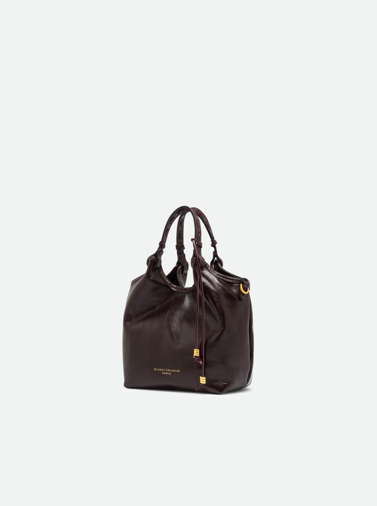 Gianni Chiarini borsa a mano in pelle "Dua" Bordeaux BS12678 EEL-PSLY.14601 ANTIQUE