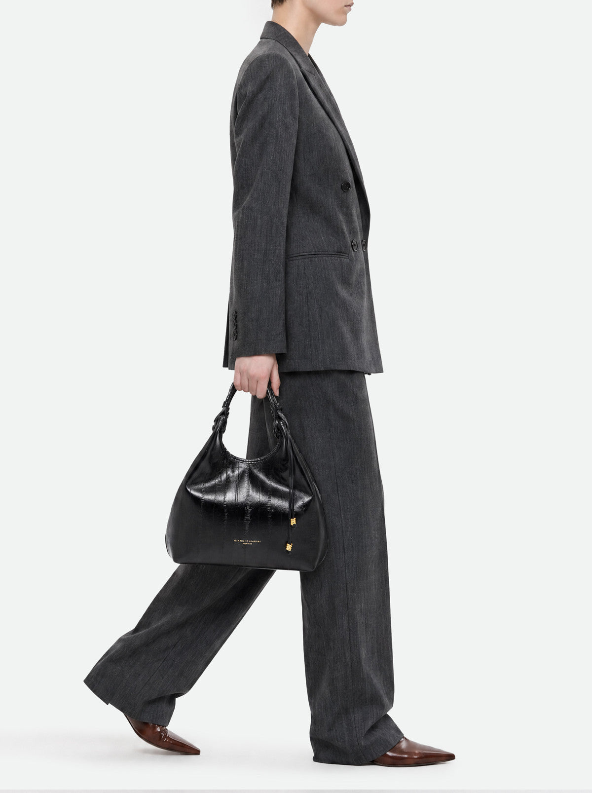 Gianni Chiarini borsa a mano in pelle "Dua" Nero BS12679 EEL-PSLY.001 NERO