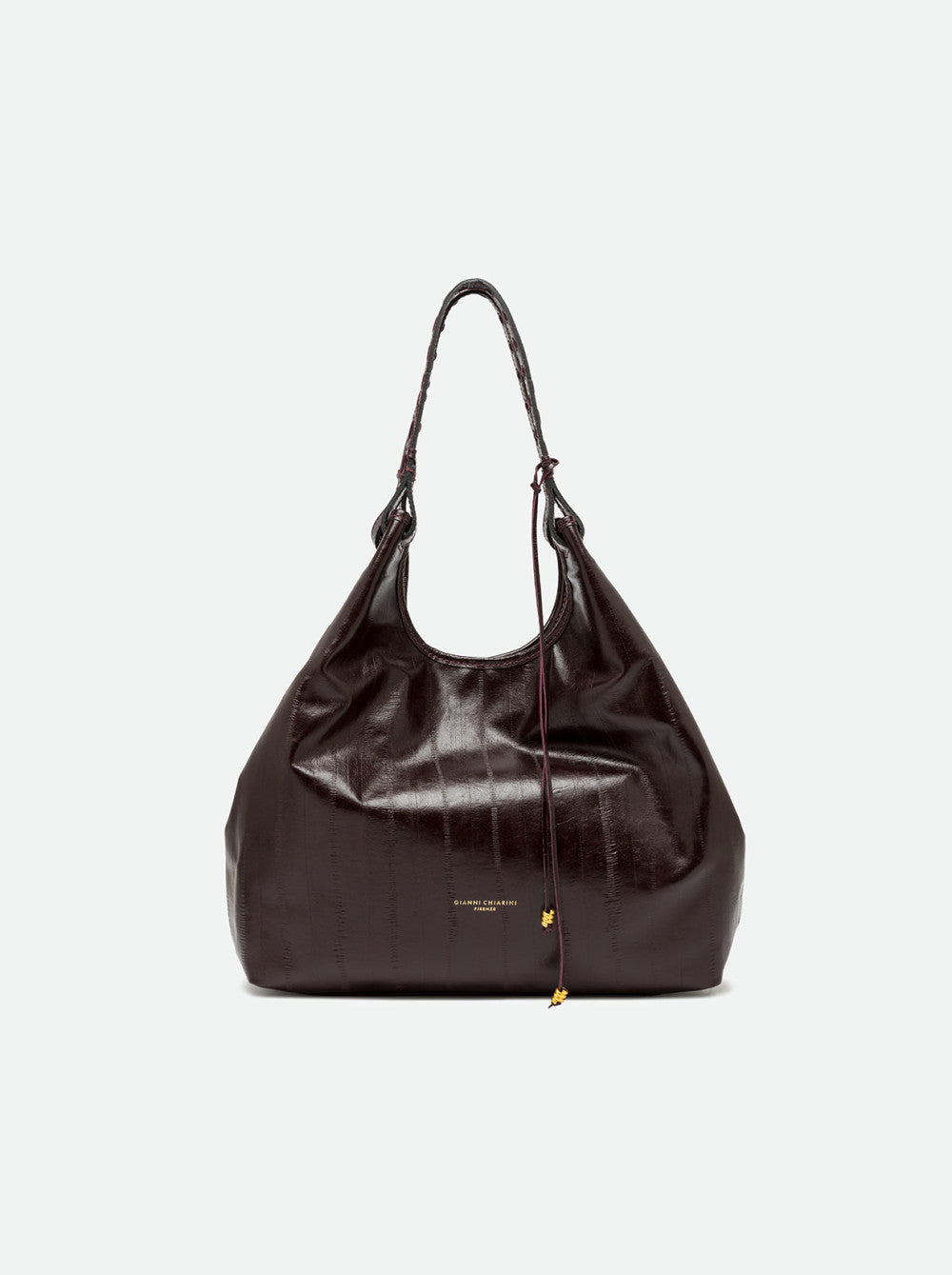 Gianni Chiarini borsa shopping in pelle "Dua" Bordeaux BS12680 EEL-PSLY.14601 ANTIQUE