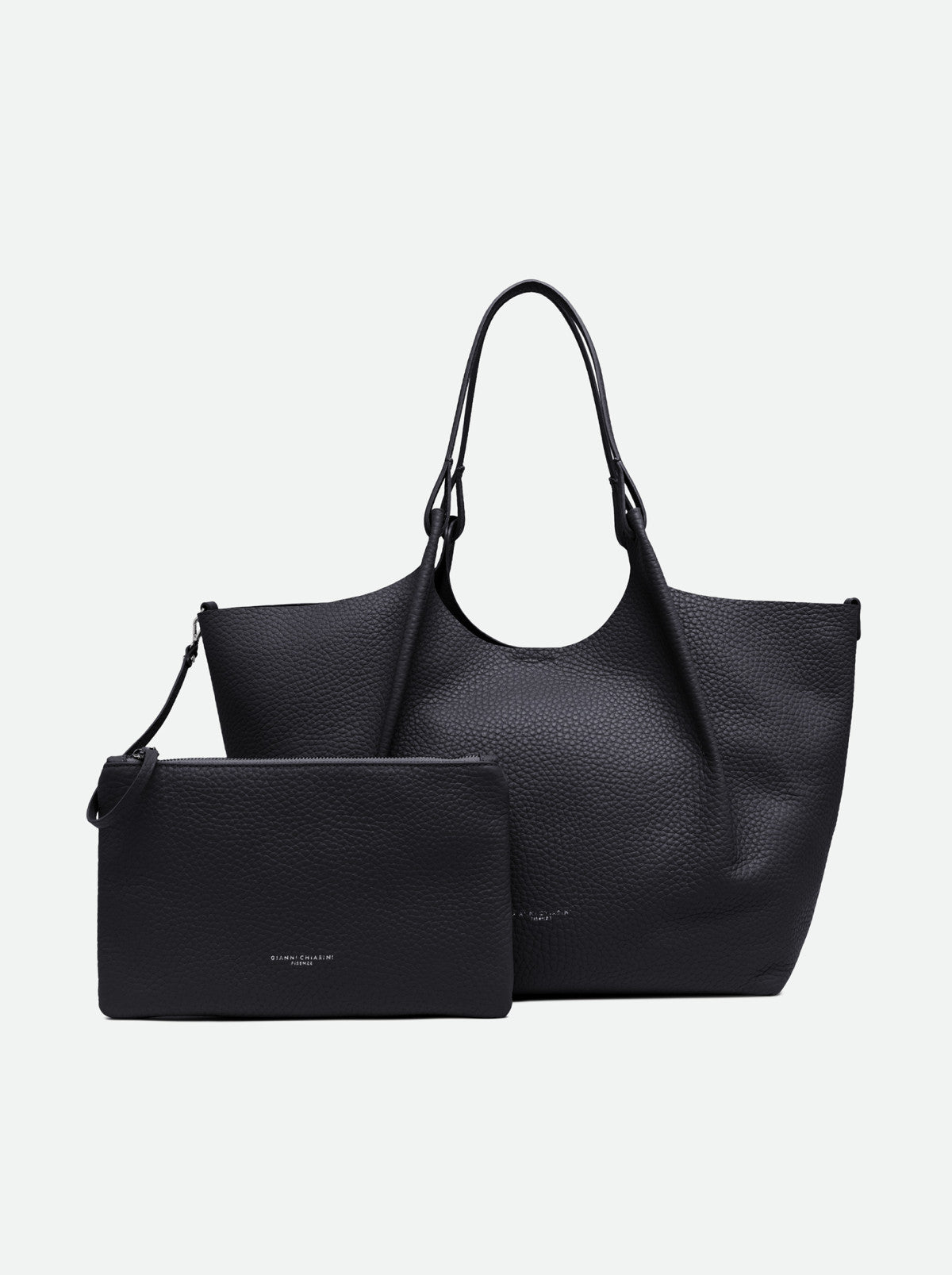 Gianni Chiarini borsa shopping in pelle "Dua" Blu BS9720RNGDBL.14596 NOTTURNO