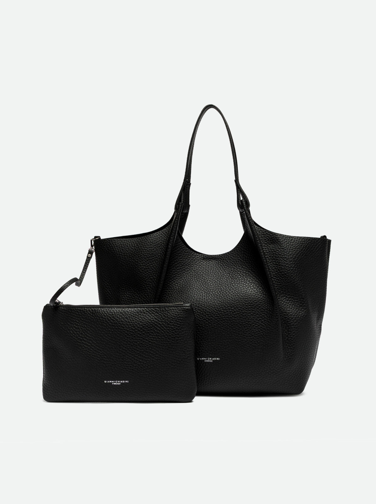 Gianni Chiarini borsa shopping in pelle "Dua" Nero BS9720RNGDBL.001 NERO