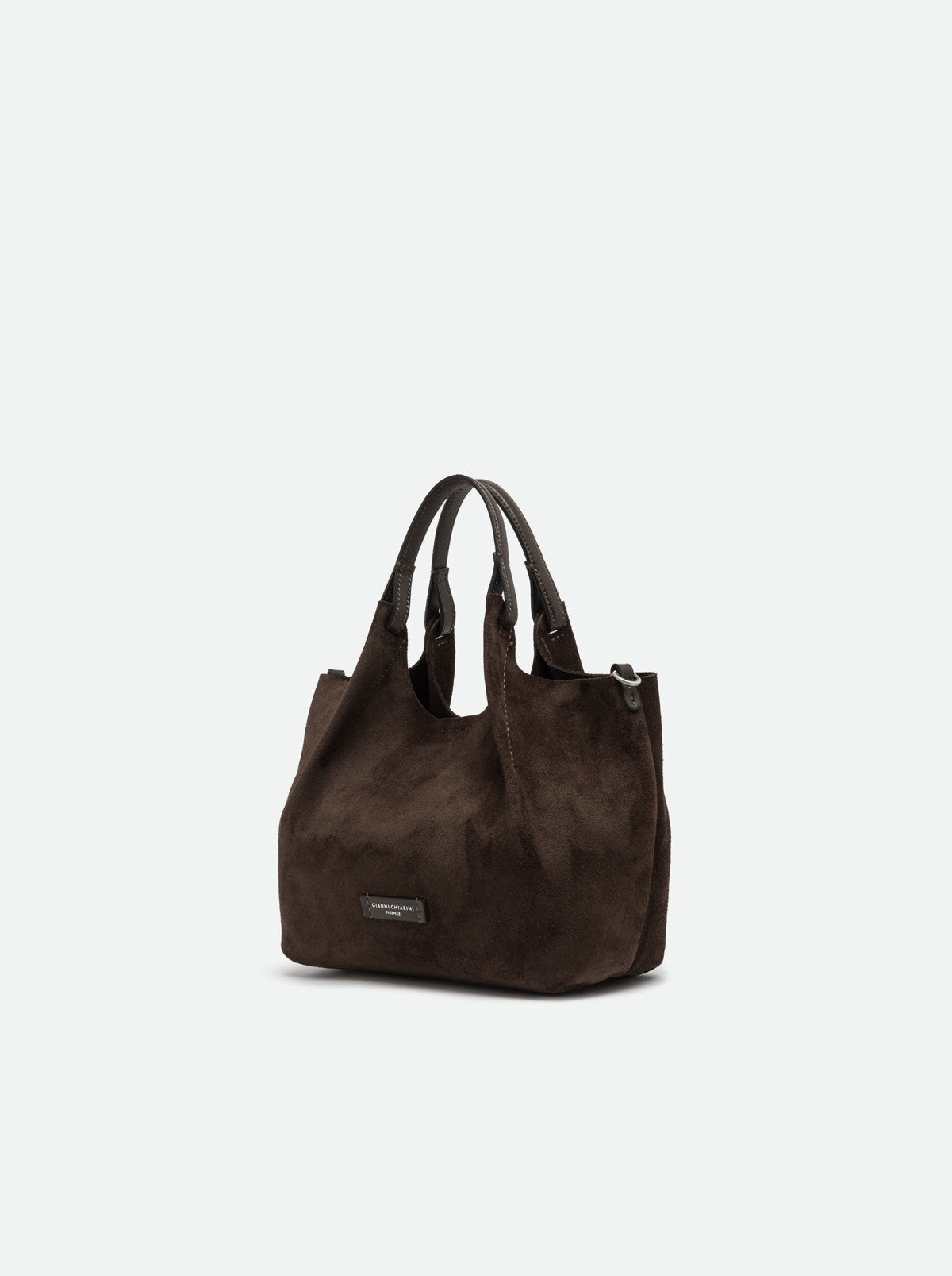 Gianni Chiarini borsa a mano in camoscio "Dua" Marrone BS9799CM-PL.974 MOKA