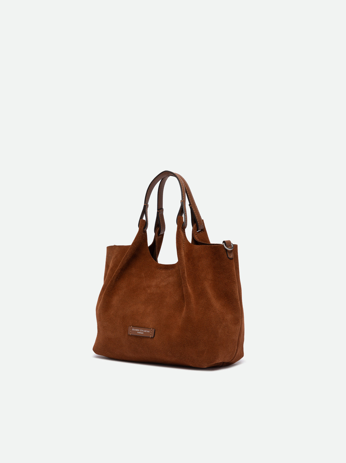 Gianni Chiarini borsa a mano in camoscio "Dua" Cuoio BS9799CM-PL.099 COGNAC