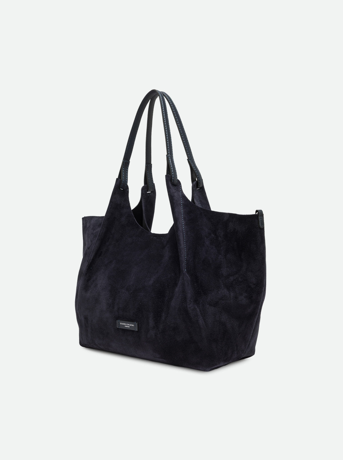 Gianni Chiarini borsa shopping in camoscio "Dua" Blu BS9800CM-PL.14596 NOTTURNO