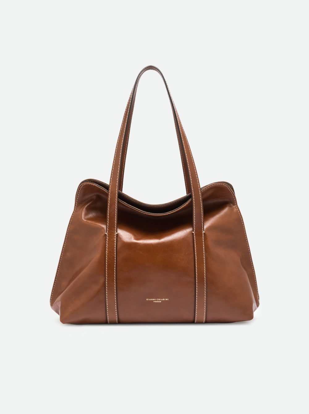 Gianni Chiarini borsa shopping in pelle "Marghe" Cuoio BS11981RALPH-CM.331 NOCE