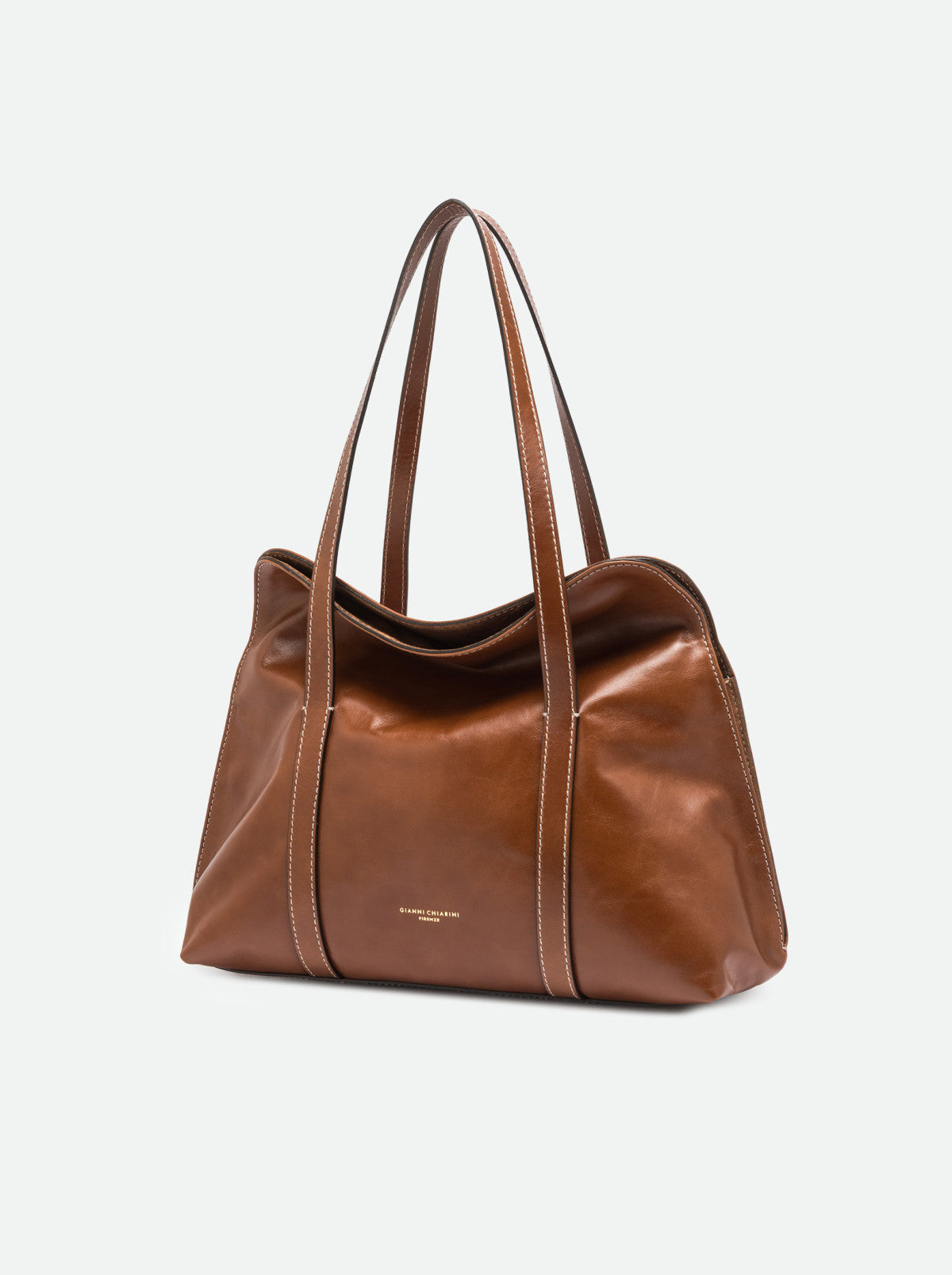 Gianni Chiarini borsa shopping in pelle "Marghe" Cuoio BS11981RALPH-CM.331 NOCE