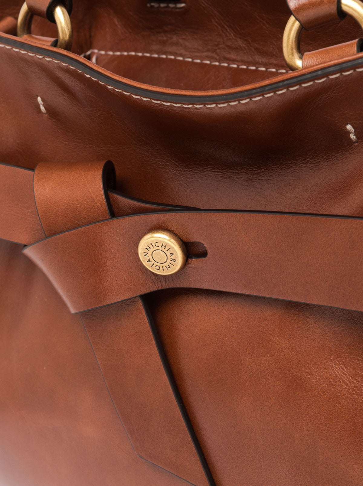 Gianni Chiarini borsa a mano in pelle "Miranda" Cuoio BS12636RALPH.331 NOCE