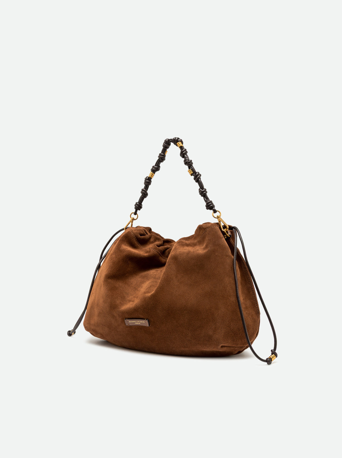 Gianni Chiarini borsa a spalla in camoscio "Morgana" Cuoio BS12260CM-PL.099 COGNAC