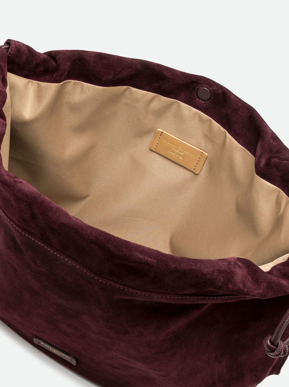 Gianni Chiarini borsa a spalla in camoscio "Morgana" Bordeaux BS12260CM-PL.7580 AMARONE