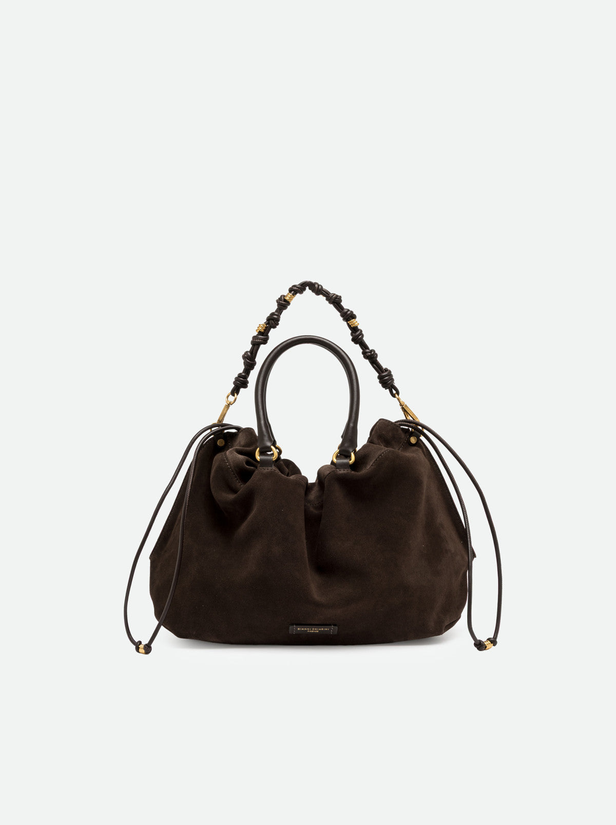Gianni Chiarini borsa a mano in camoscio "Morgana" Marrone BS12261CM-PL.974 MOKA