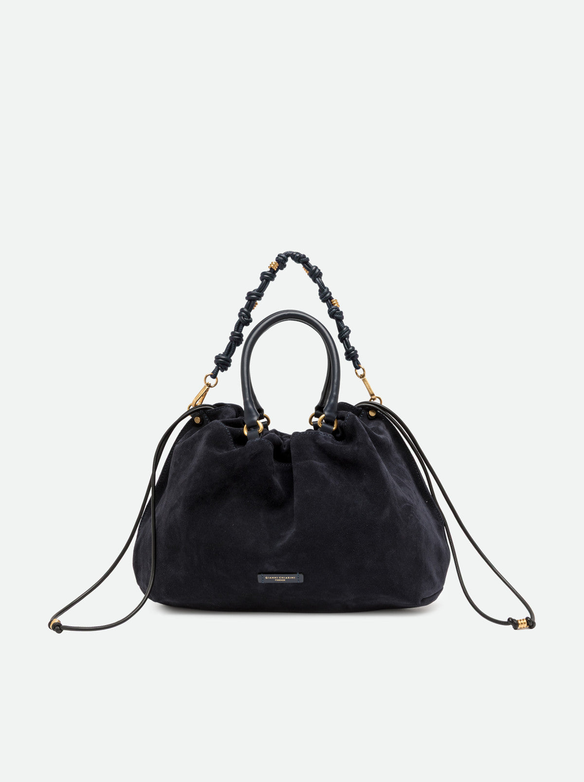 Gianni Chiarini borsa a mano in camoscio "Morgana" Blu BS12261CM-PL.14596 NOTTURNO