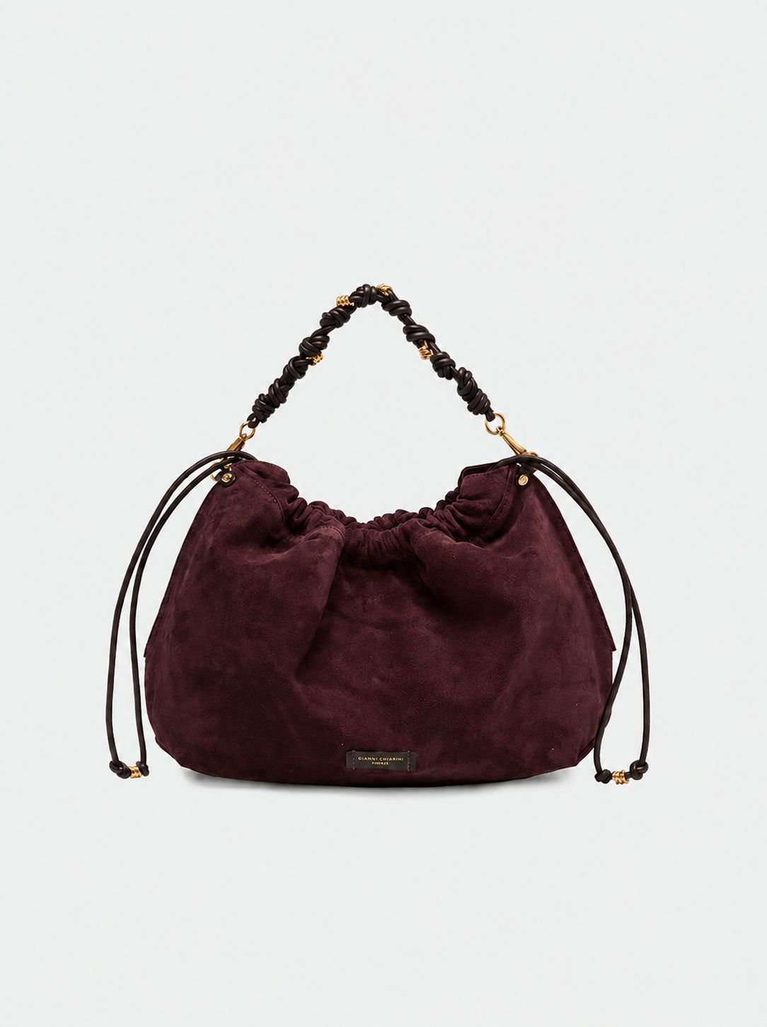 Gianni Chiarini borsa a mano in camoscio "Morgana" Bordeaux BS12261CM-PL.7580 AMARONE