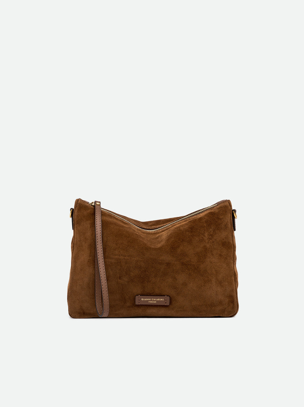 Gianni Chiarini borsa a mano in camoscio "Nora Pouch" Cuoio BS10225CM-PL.13827 COGNAC