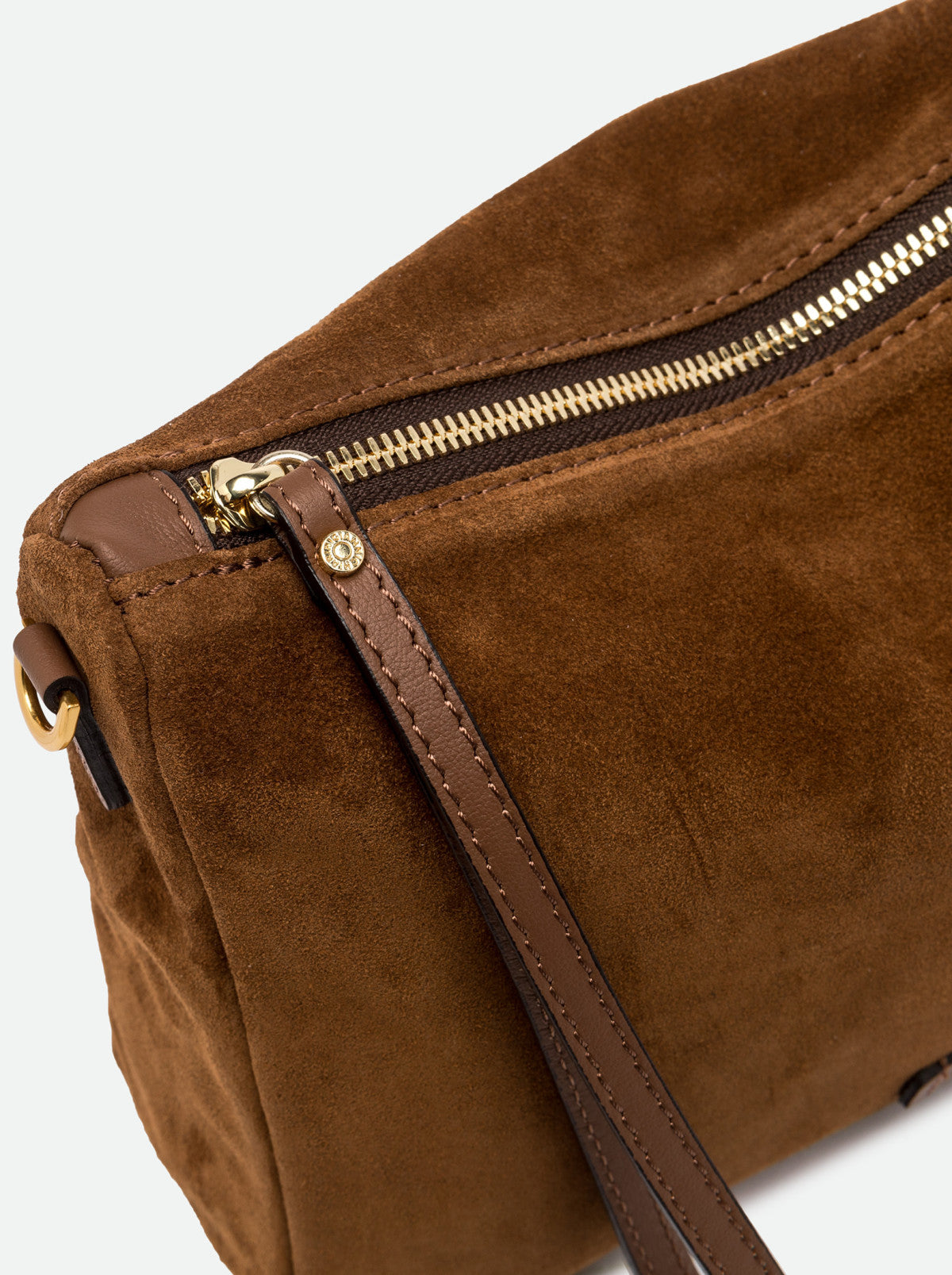 Gianni Chiarini borsa a mano in camoscio "Nora Pouch" Cuoio BS10225CM-PL.13827 COGNAC