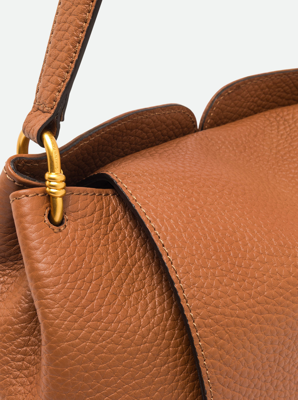 Gianni Chiarini borsa a spalla in pelle "Sandra" Cuoio BS12170RNG.331 NOCE