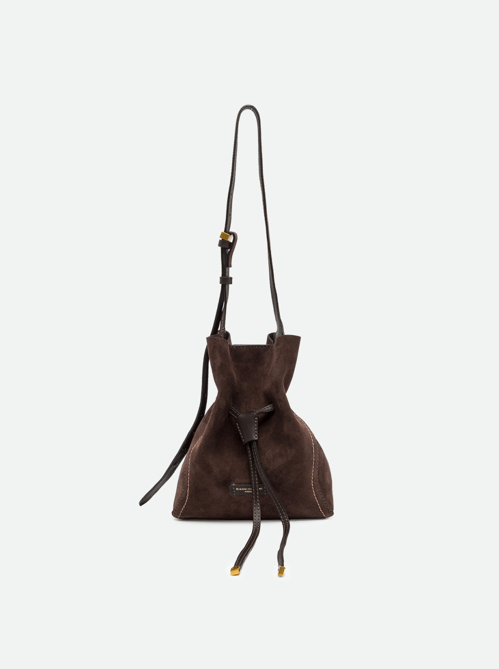 Gianni Chiarini borsa secchiello in camoscio "Sienna" Marrone BS11786CM-PL.974 MOKA