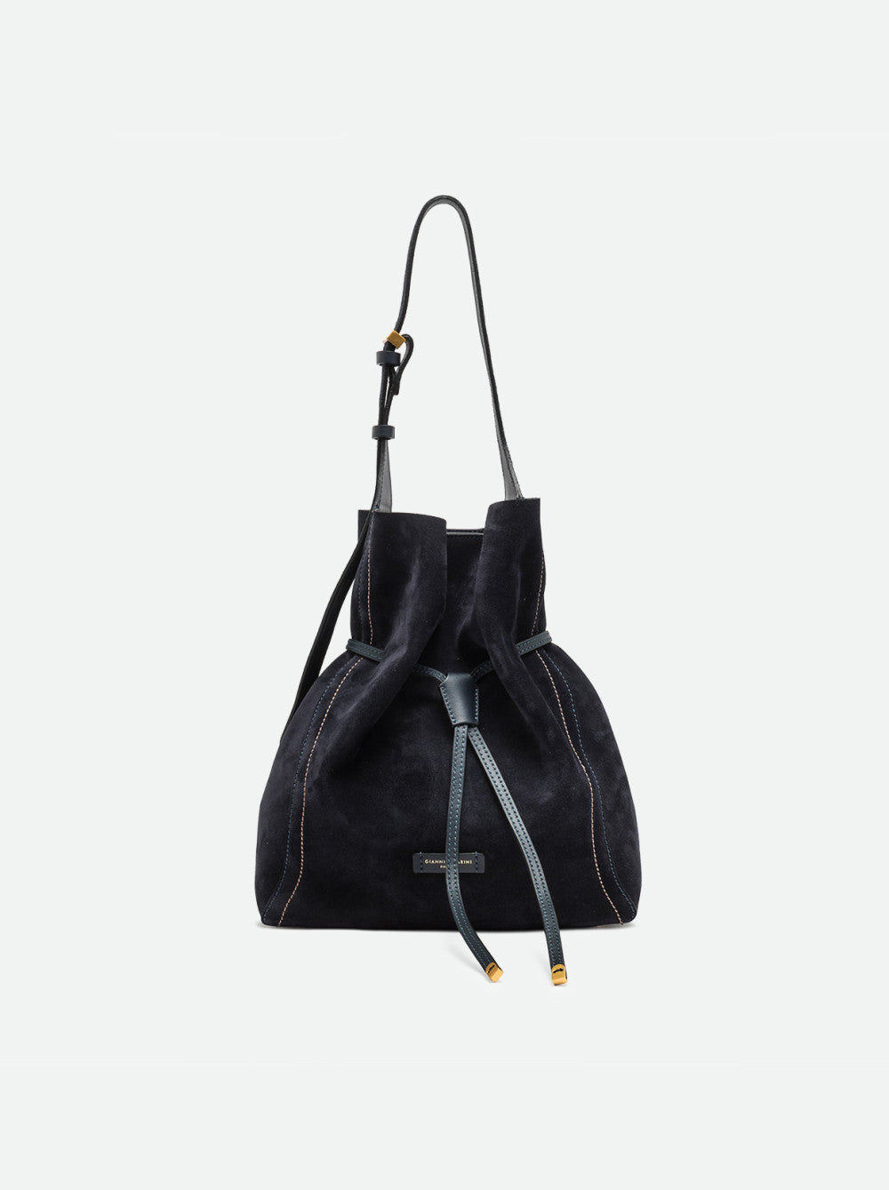 Gianni Chiarini borsa secchiello in camoscio "Sienna" Blu BS11787CM-PL.14596 NOTTURNO