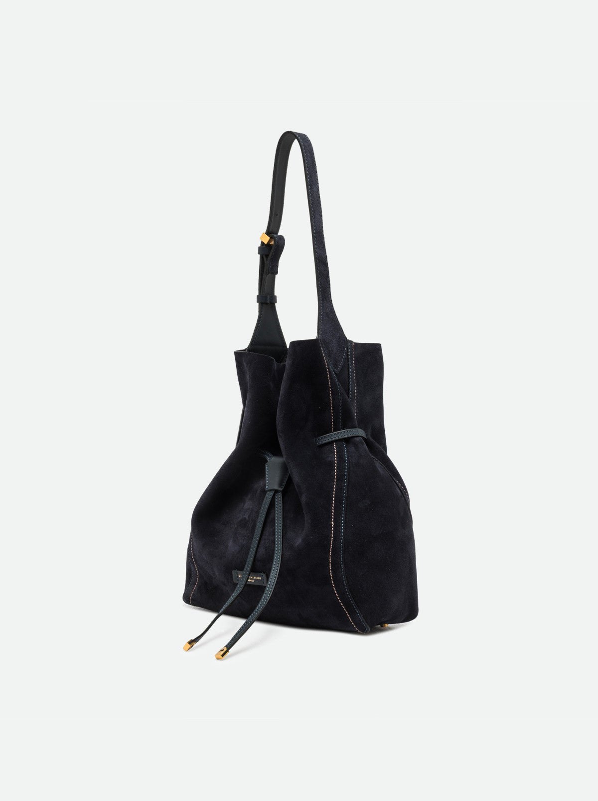 Gianni Chiarini borsa secchiello in camoscio "Sienna" Blu BS11787CM-PL.14596 NOTTURNO