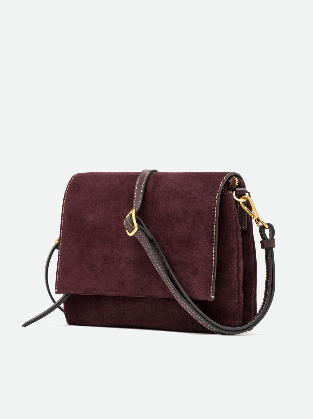 Gianni Chiarini borsa a tracolla in camoscio "Three" Bordeaux BS12294COMM CM-PL.7580 AMARONE