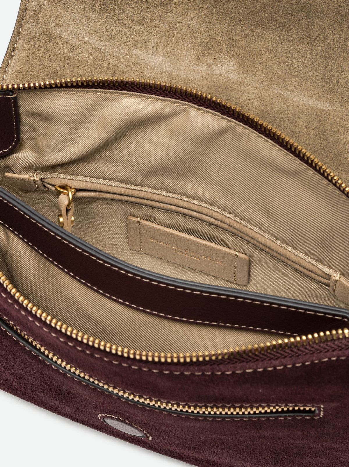 Gianni Chiarini borsa a tracolla in camoscio "Three" Bordeaux BS12294COMM CM-PL.7580 AMARONE