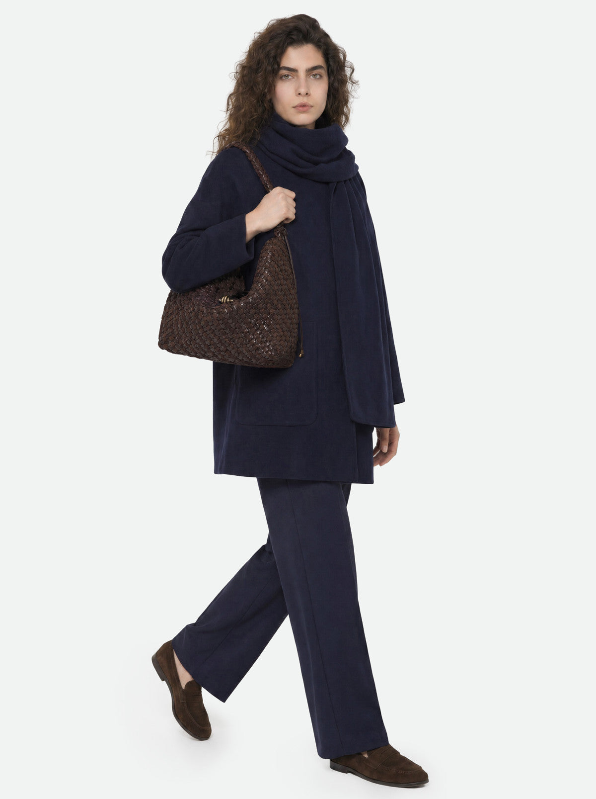 Gianni Chiarini borsa a spalla in pelle "Aurelie" Marrone BS12066COMM W-PLINT.2107 ESPRE