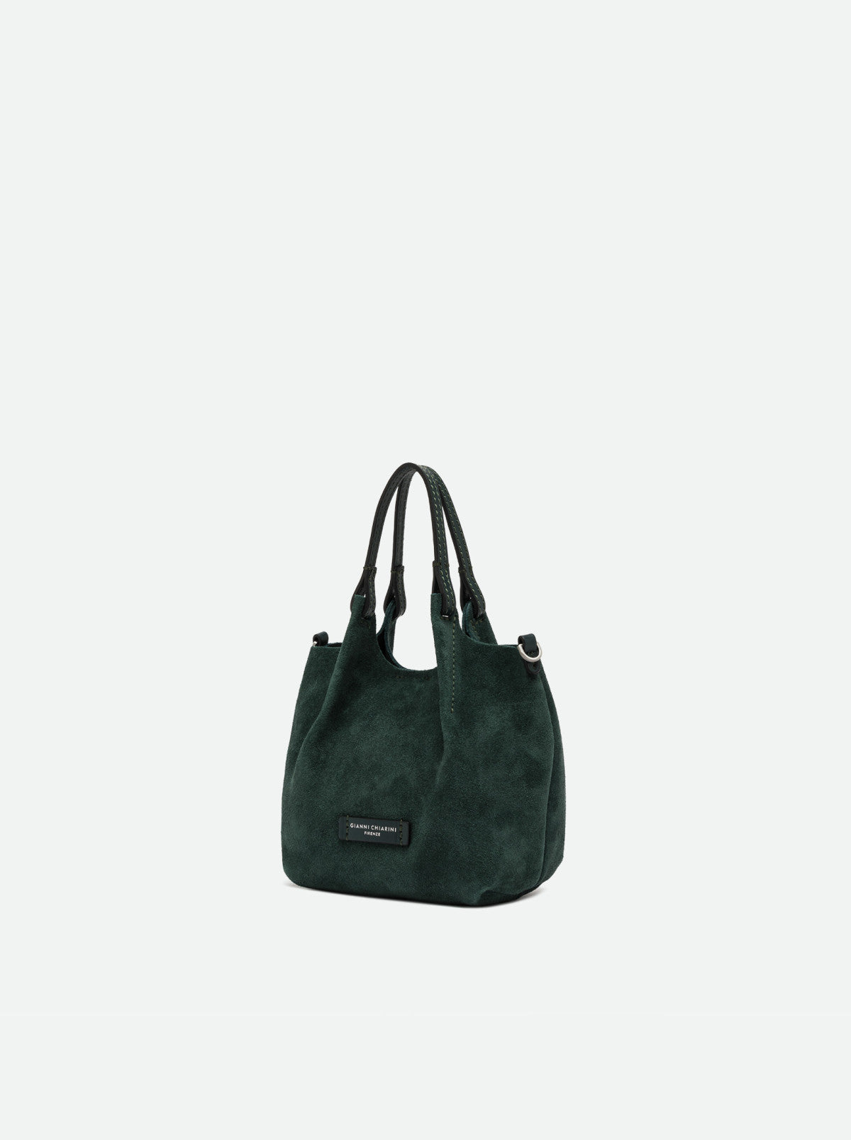 Gianni Chiarini borsa a mano in camoscio "Dua" Verde BS9798CM-PL.14603 VELVET GREEN