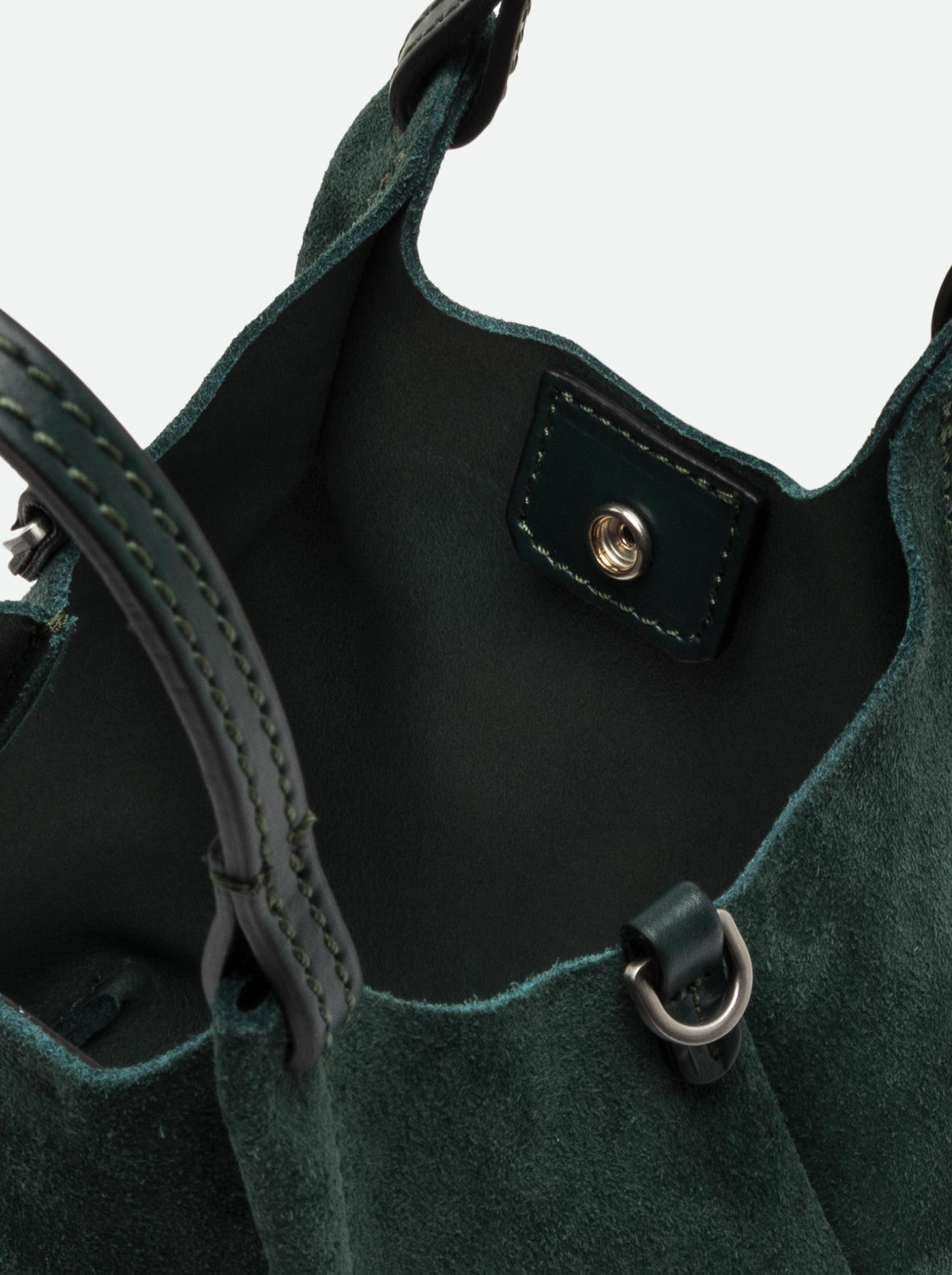 Gianni Chiarini borsa a mano in camoscio "Dua" Verde BS9798CM-PL.14603 VELVET GREEN