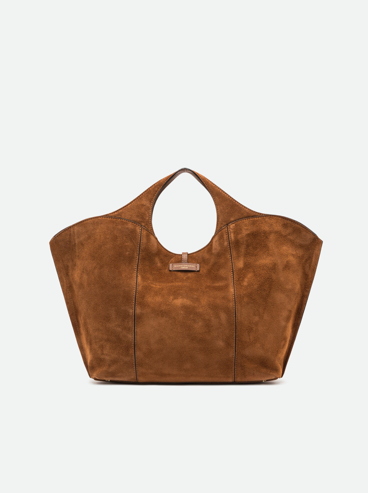 Gianni Chiarini borsa a mano in camoscio "Infinity" Cuoio BS12492CM-PL.099 COGNAC