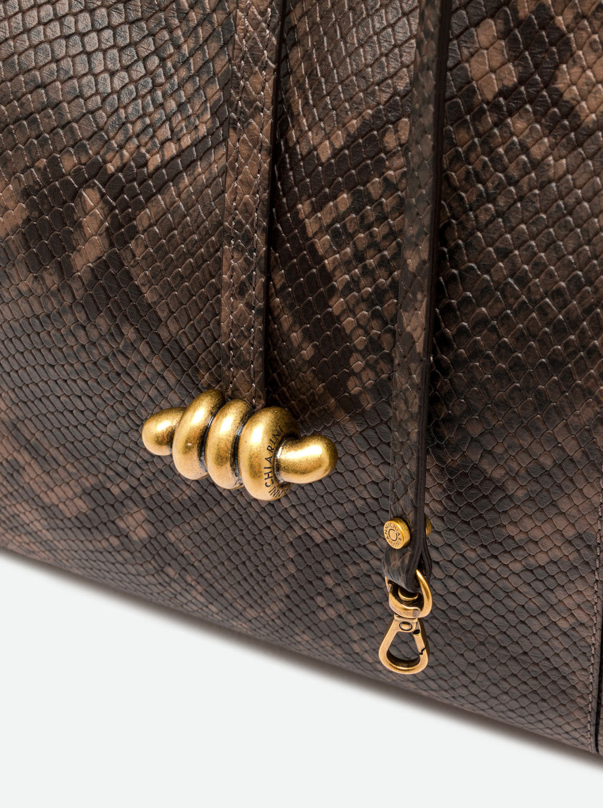 Gianni Chiarini borsa a mano in pelle "Infinity" Animalier BS12492PTY.2107 ESPRESSO