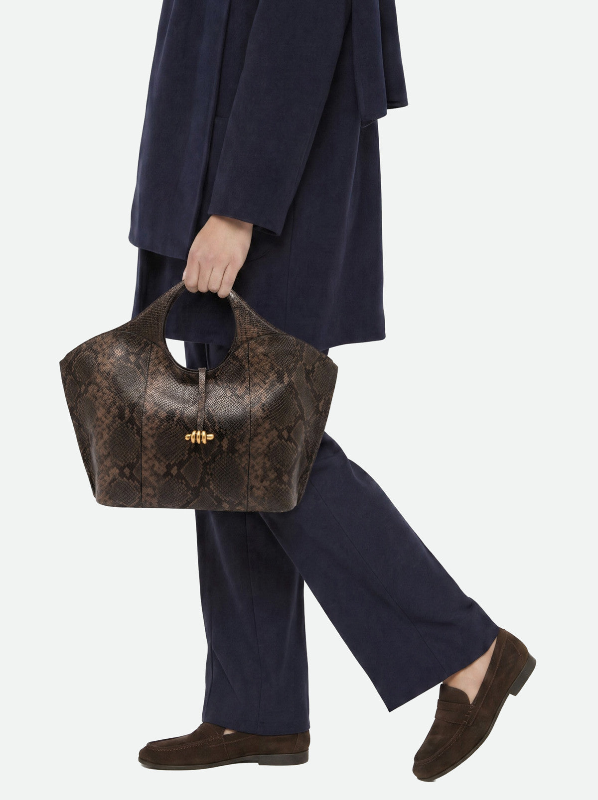 Gianni Chiarini borsa a mano in pelle "Infinity" Animalier BS12492PTY.2107 ESPRESSO