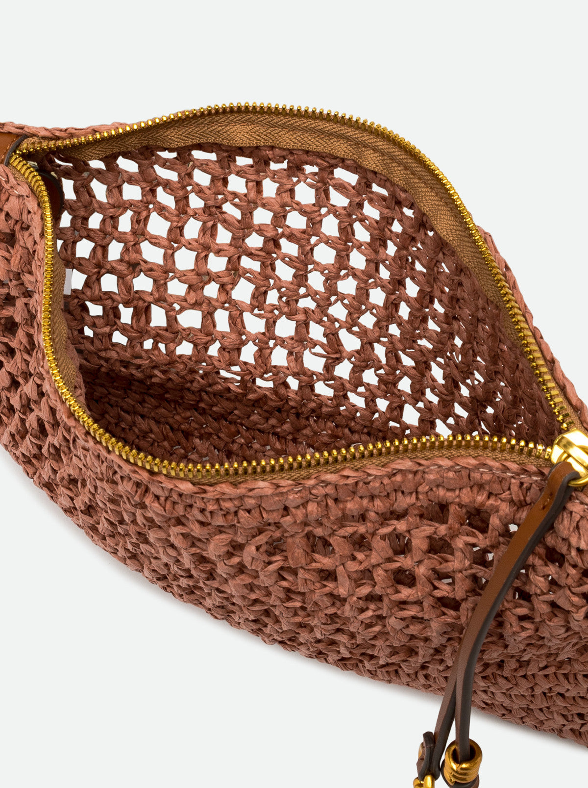 Gianni Chiarini pochette in rafia "Nefeli" Rosa BS11950COMM STR-CRCH.7752 BLUS