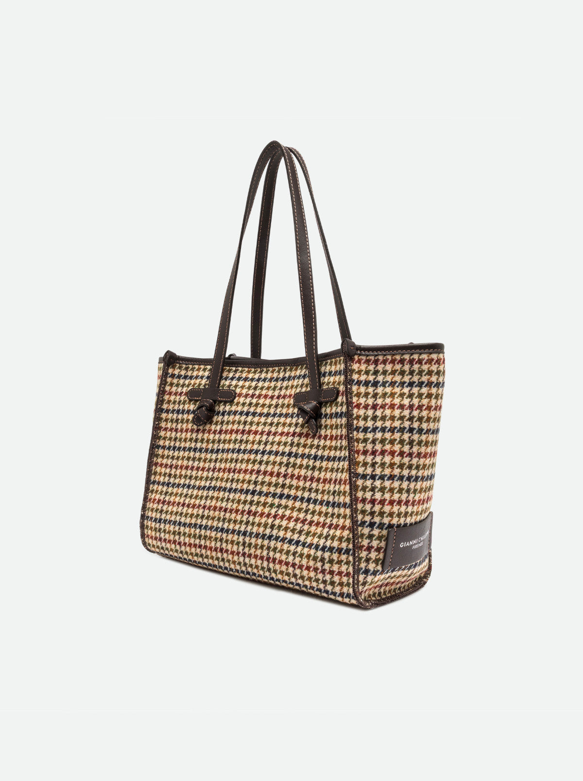 Gianni Chiarini borsa shopping in tessuto e pelle "Marcella" Multicolor BS12479COMM MNSH.13023 VAR-BEI
