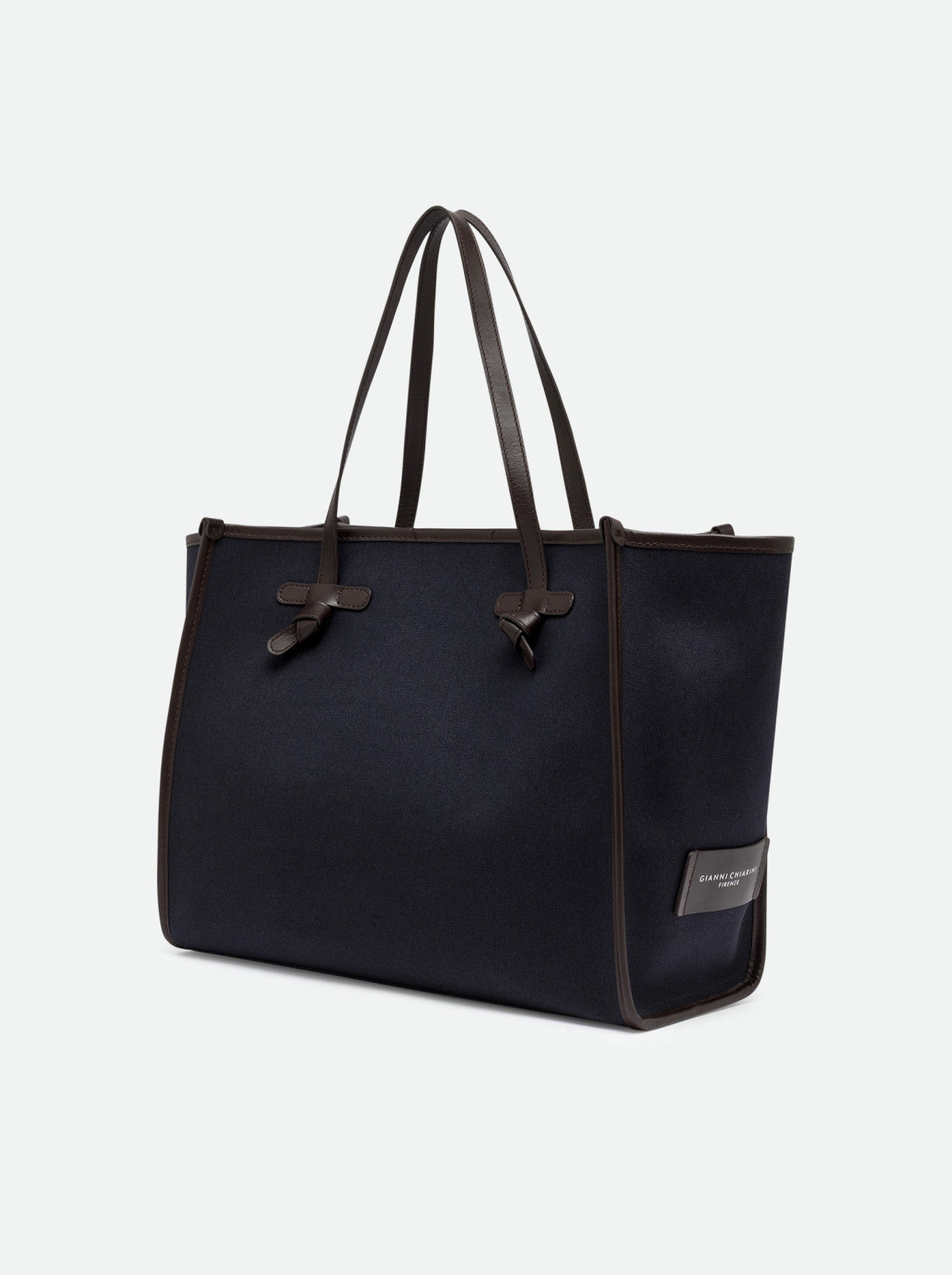 Gianni Chiarini borsa shopping in tessuto e pelle "Marcella" Blu BS6850COMMCNV-SE.14644 NOTTURN