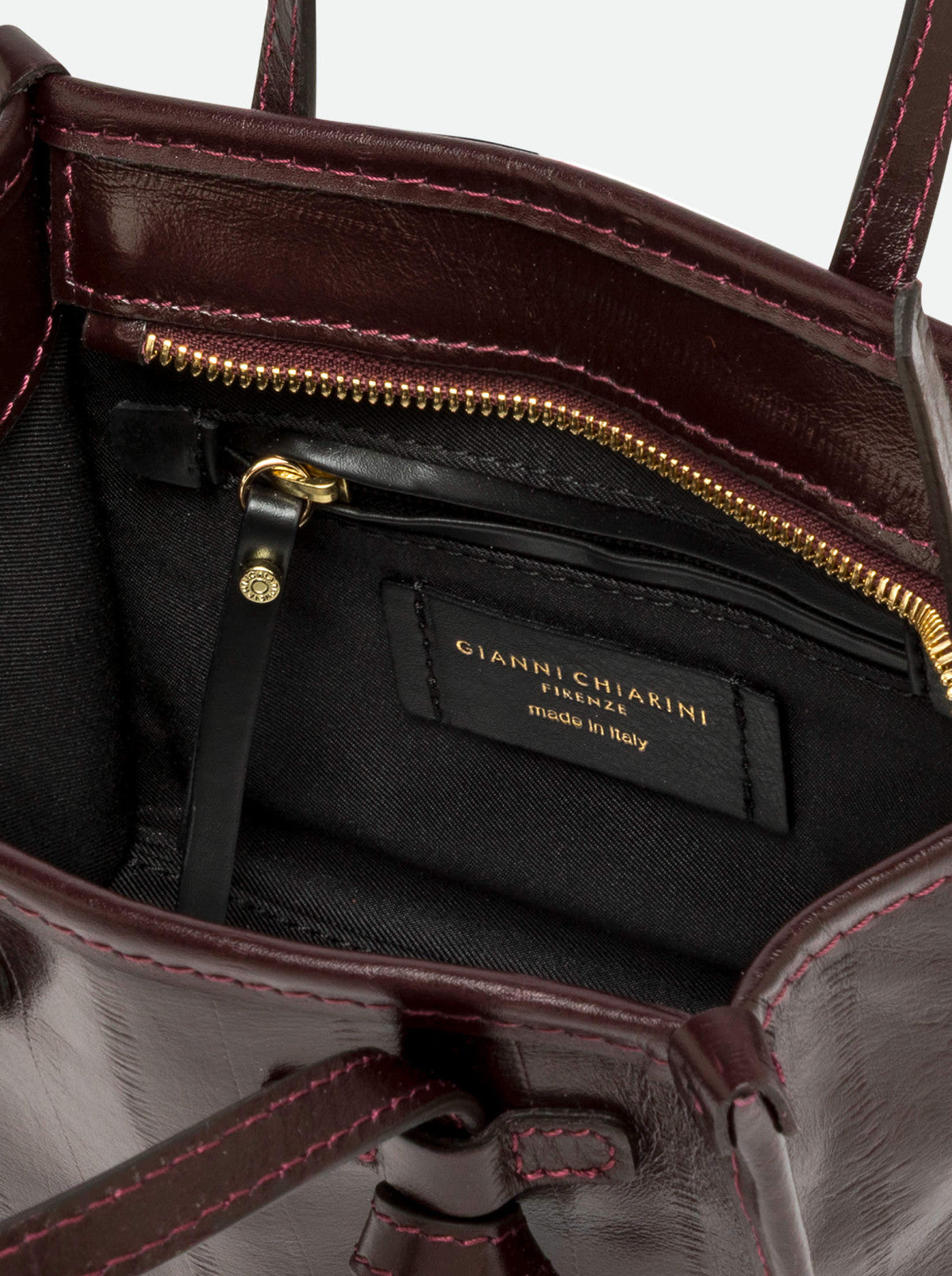Gianni Chiarini borsa a mano in pelle "Miss Marcella" Bordeaux BS8065LXRY.14601 ANTIQUE RUBY
