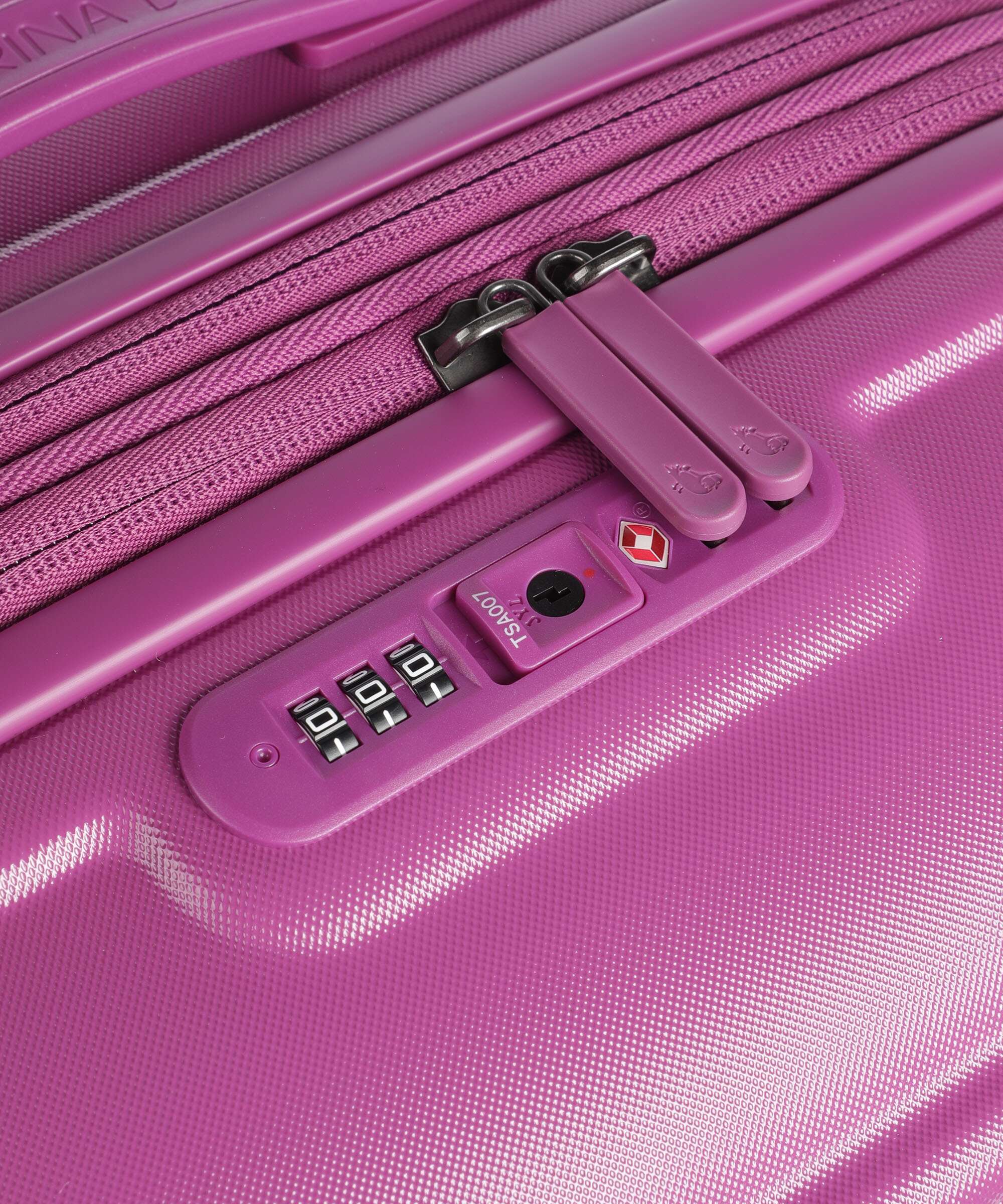 Mandarina Duck trolley medio in policarbonato "Logoduck" Fucsia SZV32.A97 DIGITAL PINK