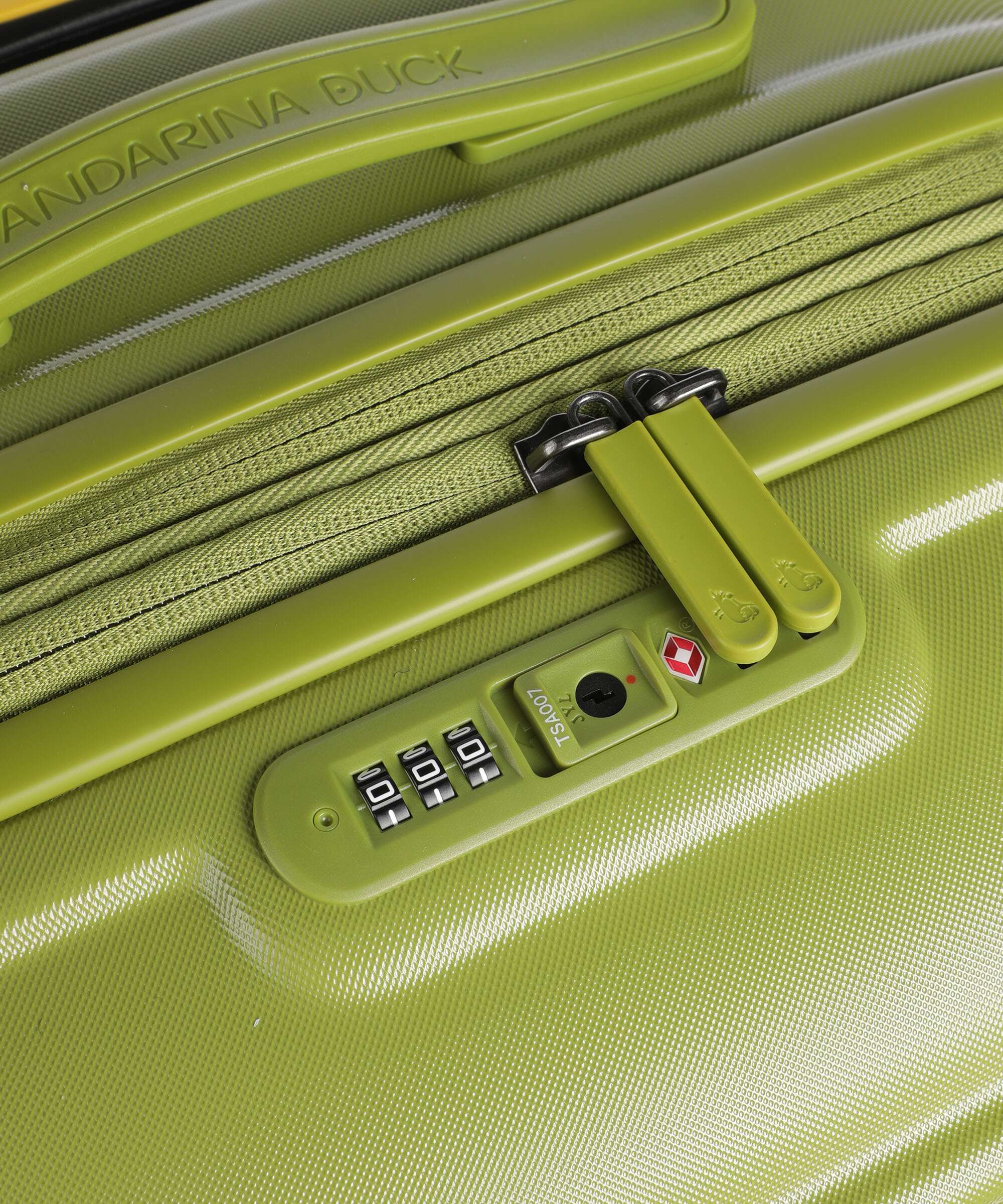 Mandarina Duck trolley medio in policarbonato "Logoduck" Verde SZV32.B08 WINTER OLIVE