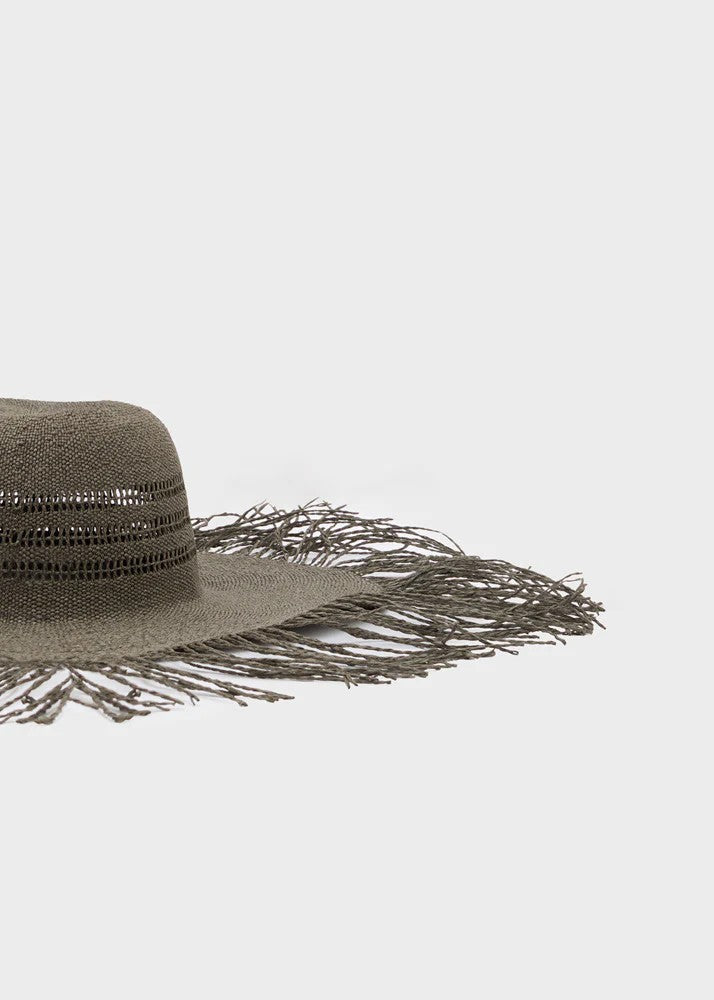 Nalì cappello in paglia "Sole" Tortora LHCA0002.NERO
