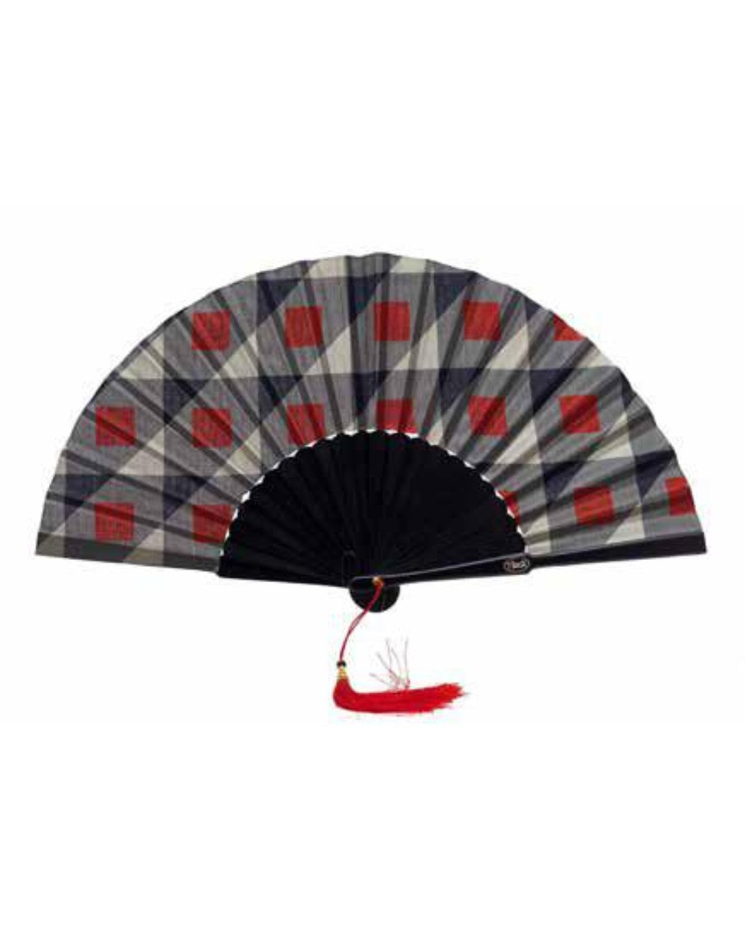Te Per Due ventaglio in tessuto e legno "Geometric" Multicolor TPWR.603