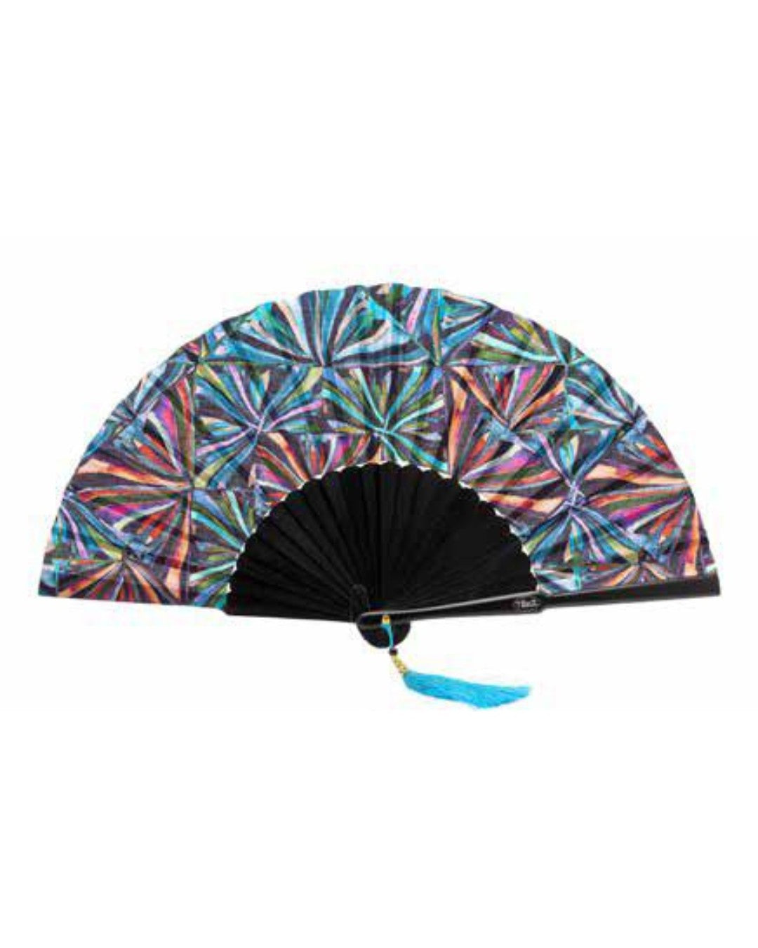 Te Per Due ventaglio in tessuto e legno "Geometric" Multicolor TPWR.647