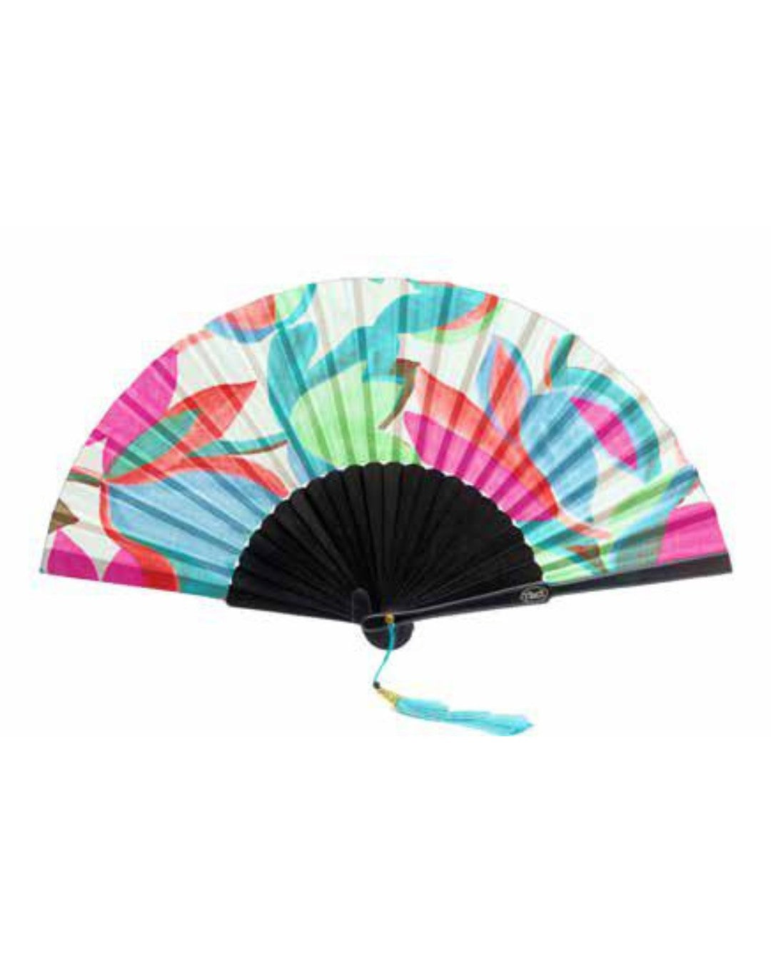 Te Per Due ventaglio in tessuto e legno "Geometric" Multicolor TPWR.617
