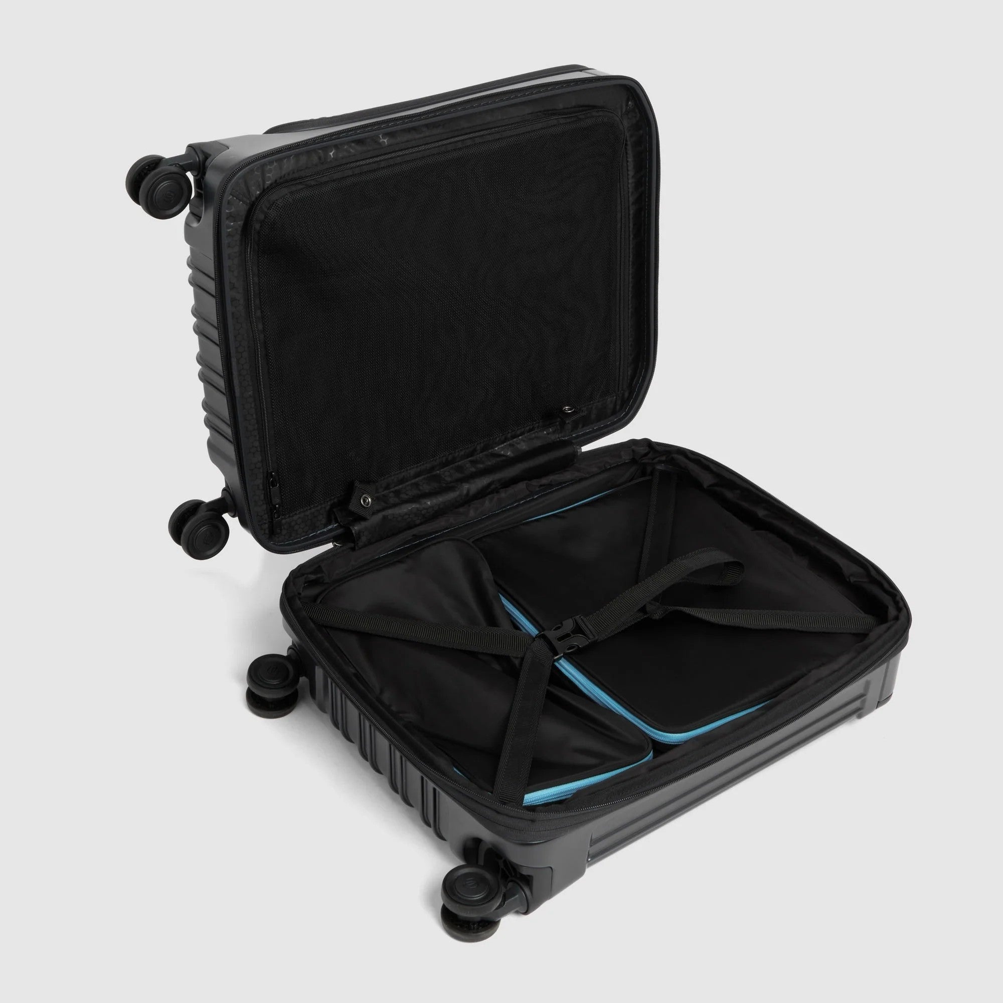 Piquadro trolley cabina in policarbonato "PQ Light" Nero BV7245PQL.NO