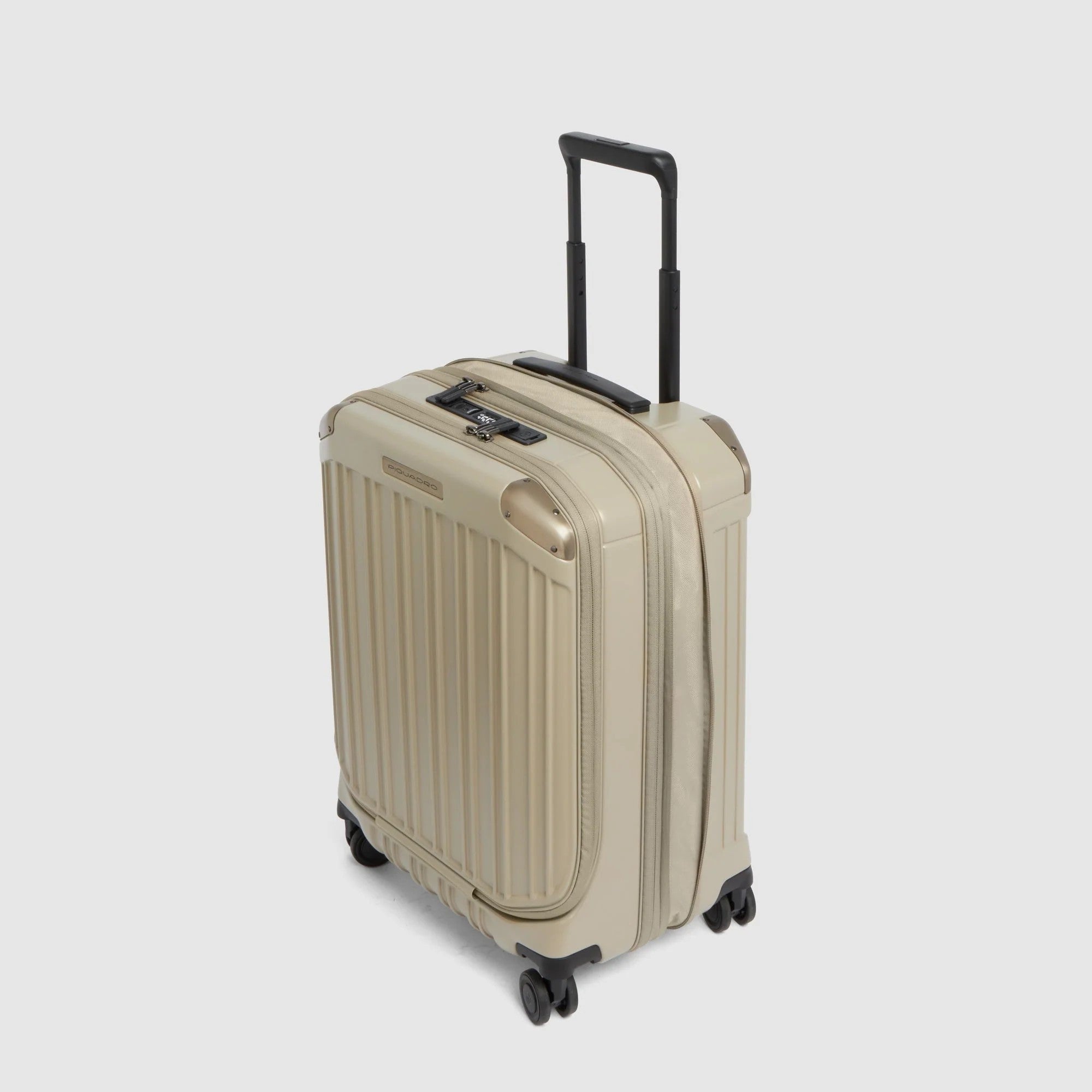 Piquadro trolley cabina in policarbonato "PQ Light" Beige BV7245PQL.BEO