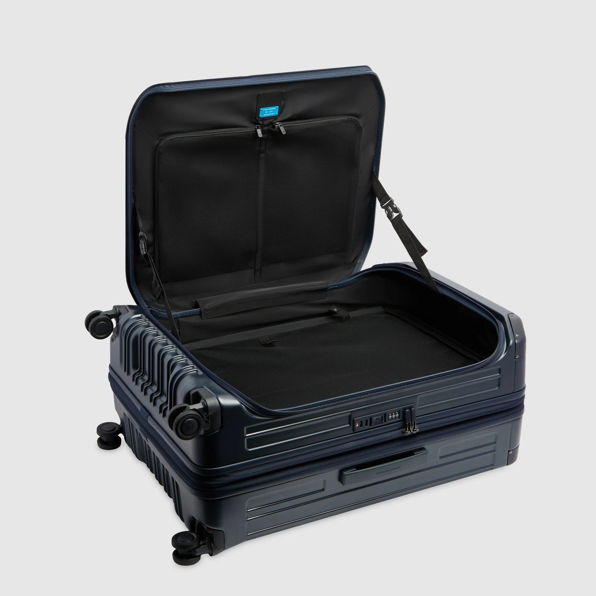 Piquadro trolley grande in policarbonato "PQ Light" Blu BV7247PQL.BLUO