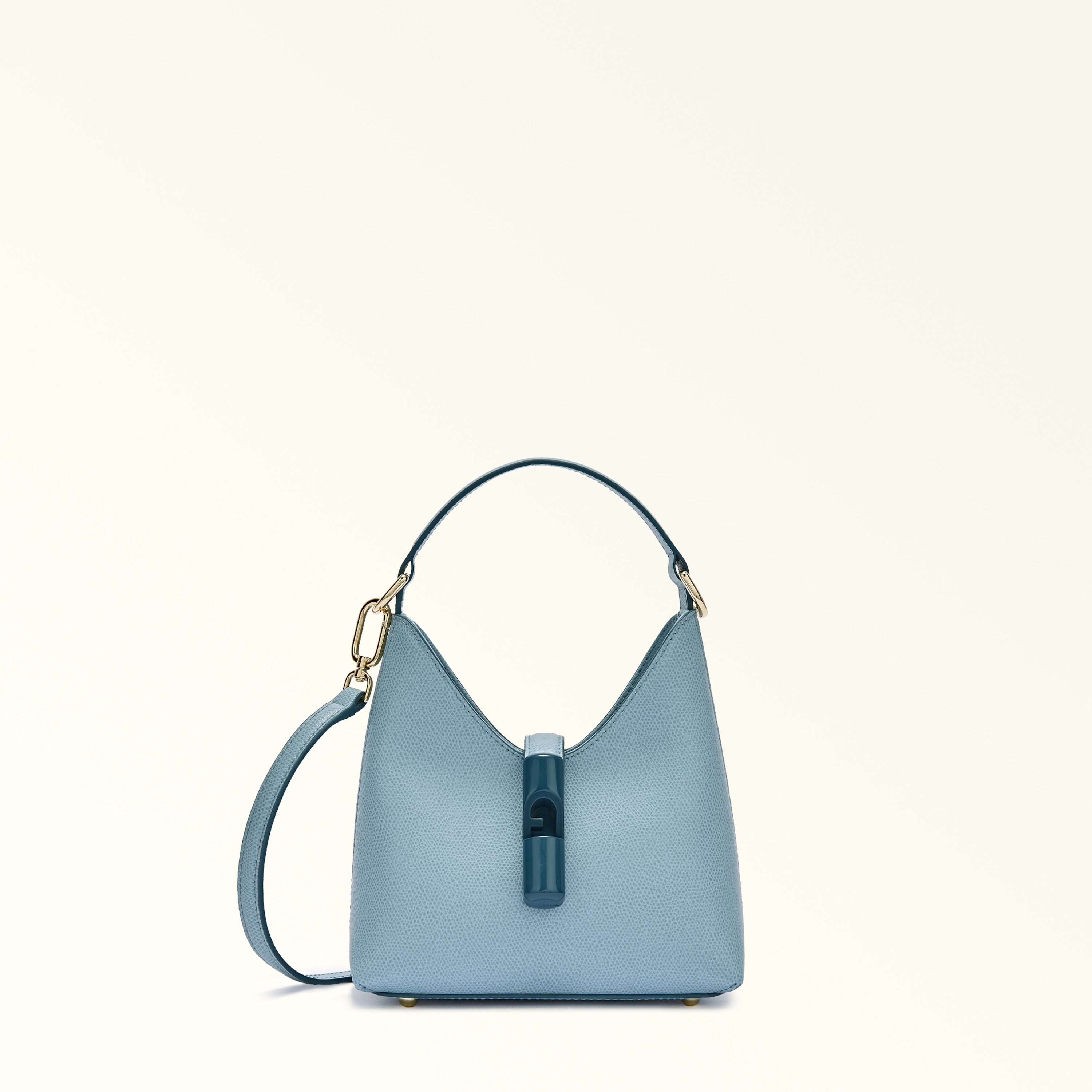 Furla borsa a mano in pelle "Iride" Azzurro WE00876.CDZ00 CARTA DA ZUCCHER