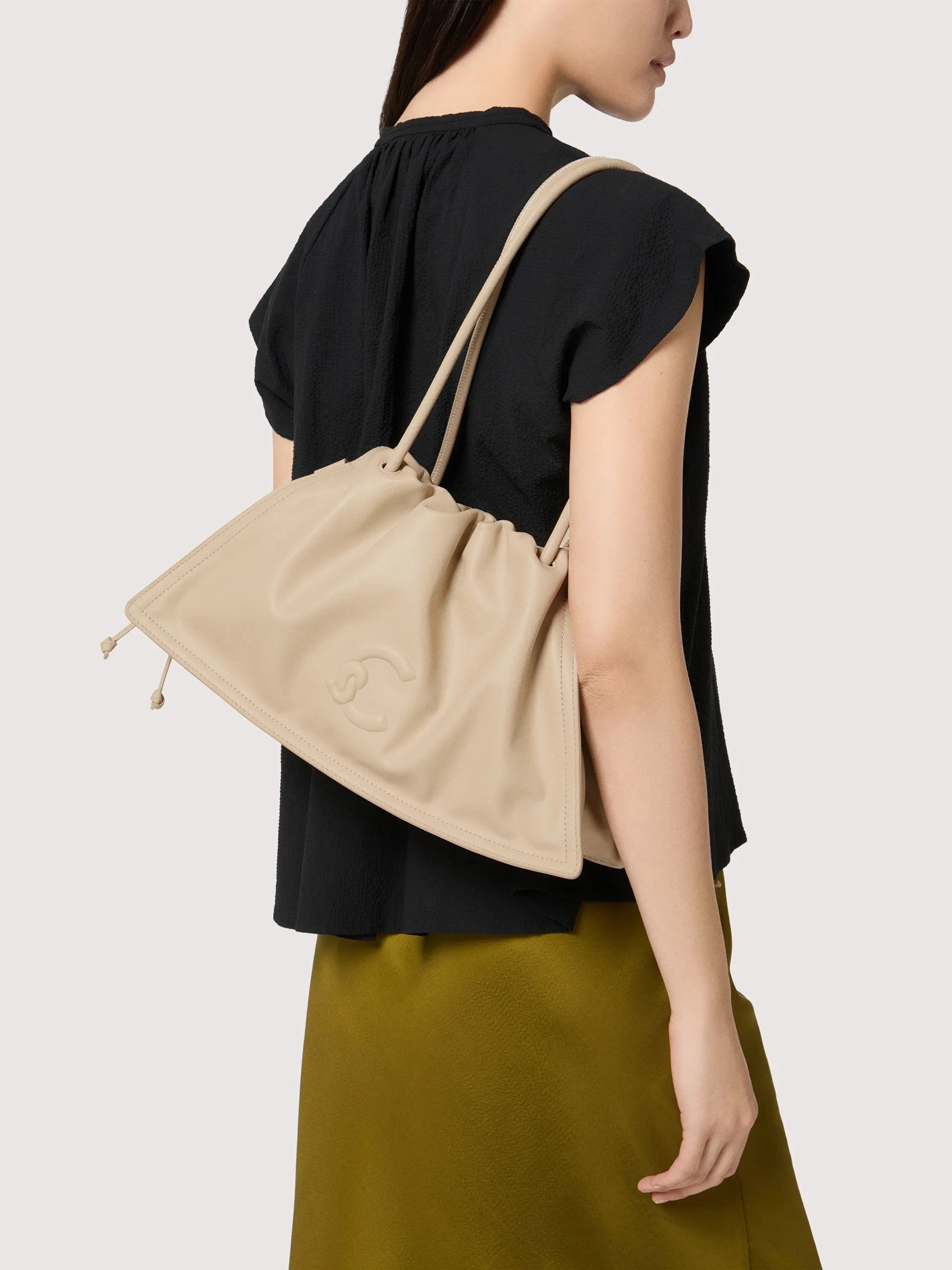 Coccinelle borsa shopping in pelle "Dulse" Nero E1SS5130101.001 NOIR