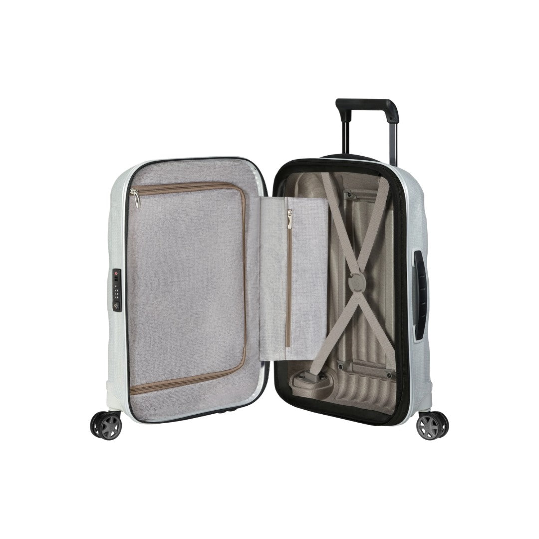 Samsonite trolley cabina espandibile in curv "C-lite" Bianco 159482.1627 OFF WHITE