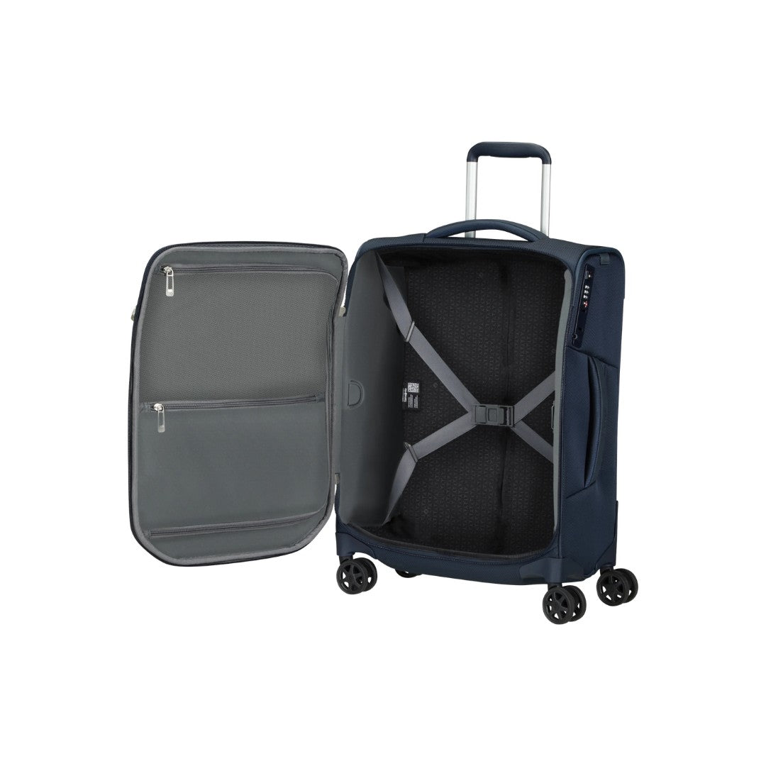 Samsonite trolley cabina in tessuto "Respark" Blu 143328.1549 MIDNIGHT BLUE