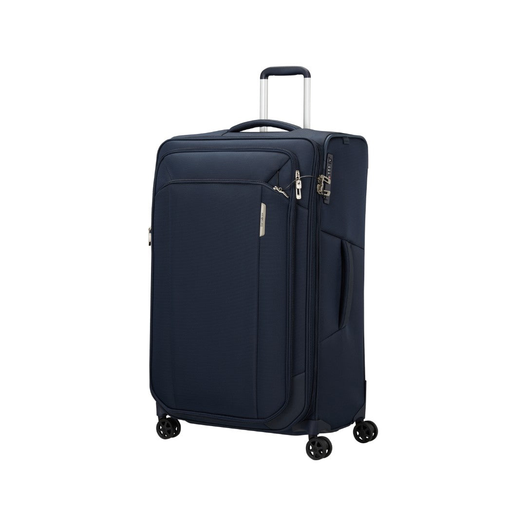 Samsonite trolley grande in tessuto "Respark" Blu 143331.1549 MIDNIGHT BLUE