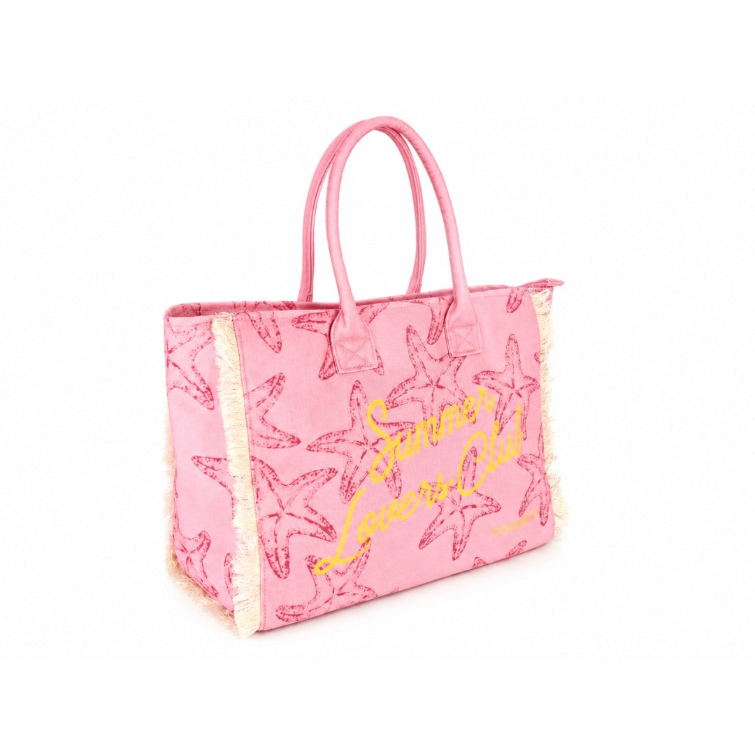 VIVIENNE D borsa mare in tessuto "Carola" Multicolor VVB290.ROSA