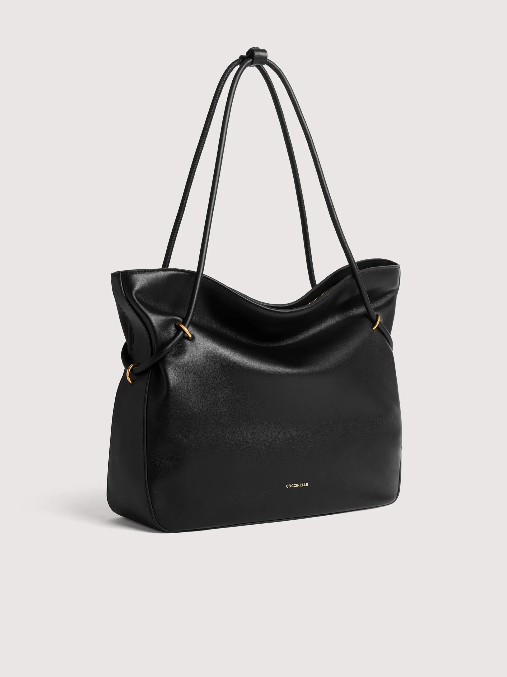 Coccinelle borsa shopping in pelle "Lizzie" Nero E1VEP110101.001 NOIR